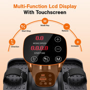 Dprodo YDN002 Under Desk Elliptical Machine, 10 Resistance Levels, Dual Manual and Automatic Modes