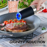 Kibhous PepperGrinde22 Electric Salt & Pepper Grinder 2 Piece Set