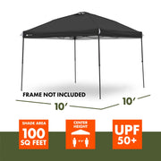 Ozark Trail 31001 10' x 10' Straight Leg Canopy Top, Dark Red