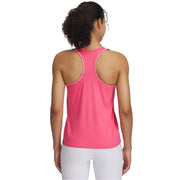 Under Armour Tech Knockout Athletic Tank Top, Moisture-Wicking, 4-Way Stretch, Super Pink/White, Medium, 1389851-672
