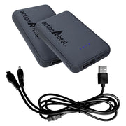 ActionHeat AH-GV-5V-W-M 5V Battery Heated Snow Gloves for Ladies - Black - M