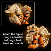 LEGO Pokmon Arcanine Building Set, Collectible Posable Figure, 1190 Pieces, Multicolor, 72160