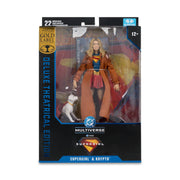 McFarlane Toys DC Multiverse Supergirl and Krypto 7 Inch Gold Label Action Figure Theatrical Edition TM17834