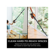Shark HV301 Rocket Ultra-Lightweight Corded Upright Vacuum Cleaner, Black/Orange