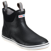 Xtratuf 22736-BLK-090 Ankle Deck Boots for Men - Black/White - 9M