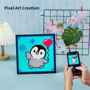 Divoom Pixoo64 Pixel Display, 64x64 RGB Self-Programmable LED Screen, Sandstone