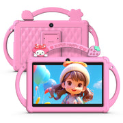 Fitifun M10 7 Inch Kids Tablet Android 13, 4GB RAM, 32GB Storage, 1TB Expandable, Pink