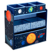 Delta Children TB87204SA Space Adventures 6 Bin Design and Store Toy Organizer