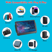 Up-Switch Orion Portable Gaming Monitor, 11.6-Inch Full HD IPS Display, Multicolor, USB-C and HDMI Compatible, Model KTJDP100