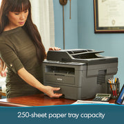 Brother MFC-L2717DW Compact Laser All-in-One Wireless Connectivity and Duplex Printing, Black