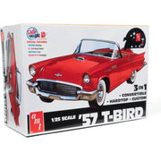 AMT AMT1397/12 Skill 2 Model Kit 1957 Ford Thunderbird 3-in-1 Kit 1/25 Scale Model