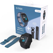 Fitbit FB523BKBK-EUBNDL Versa 4 Fitness Smartwatch with Daily Readiness, Waterfall Blue/Platinum, One Size