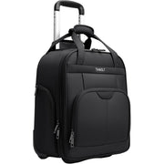 TIAWOLT 16-Inch Underseat Luggage, Softside, Lightweight, Wheeled, Padded Laptop Compartment, Black, DIMENSION