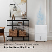 TCL W35D92 35 Pint Smart Dehumidifier, White