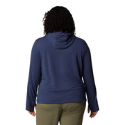 Columbia Sun Trek II Athletic Hoodie, Omni-Shade UPF 50 Sun Protection, Omni-Wick Moisture Wicking, Nocturnal, Women's 3X, Long Sleeve, 211975