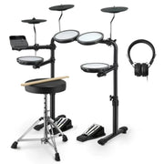 Donner DED-70 Electric Drum Set For Kids Beginner Christmas Birthday Gift, 68+ Sounds, Quiet Mesh Pad, With Portable Type-C Charger