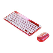 Incipio Translucent Slim Wireless Keyboard and Mouse Combo, 2.4 GHz Wireless, Compact Layout, Multimedia Controls, Ergonomic Design, Irisdescent