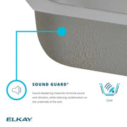 Lustertone Undermount Stainless Steel 31 in. 0-Hole Single Bowl Kitchen Sink in Satin