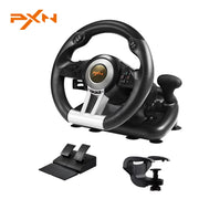 Pxn V3IIB Xbox V3II 180 Degree Gaming Racing Steering Wheel, Black