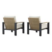Better Homes & Gardens 0627598-1 Ventura 2-Piece Outdoor Wicker Chat Chair, Beige