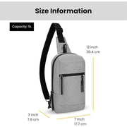 Sherpani 66525-Metroat Anti-Theft Sling Bag - Sterling