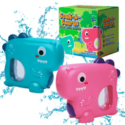 USA Toyz T-Rex Dino Water Blaster, Rechargeable Electric Fast-Fill  Water Squirt Toys for Kids Ages 3+, Blue & Pink (2-Pack)