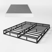 Bedsnus 5 Inch Queen Heavy Duty Metal Box Spring Mattress Foundation with Fabric Cover, Foldable, Easy Assembly, BSBS2504-5