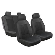 Genuine Dickies Peterson 3-Piece Vegan Leather Seat Covers, Black