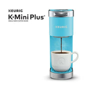 Keurig K21P K-Mini Plus Single Serve K-Cup Pod Coffee Maker, Cool Aqua