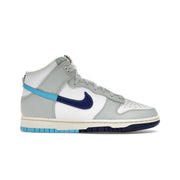 Nike Dunk Hi Retro SE Casual Shoes, Summit White Baltic Blue, Mens Size 10.5, FJ4191-200