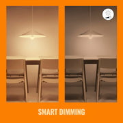 WiZ Connected LED 60W A19 Tunable White Smart Light Bulb, Frosted, Dimmable, E26 Medium Base, 6-Pack