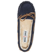 Minnetonka Moccasin Cally Moccasin Slippers for Ladies - Dark Navy - 8M