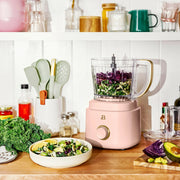 Beautiful 10-Cup Food Processor with Accessories, Rose by Drew Barrymore