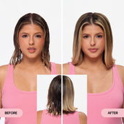 L'ange Hair HotStuff Compact Ionic Hair Dryer, 1875W, Blush, Cool Shot Button, Nozzle and Wide-Tooth Comb Attachments