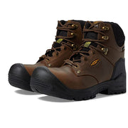 KEEN Utility 1026487 Independence Waterproof Carbon Toe Work Boots for Men - Dark Earth/Black - 13W