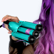 TIGI BH381 Bed Head Wave Affair Jumbo 3 Barrel Ceramic Hair Waver, Ambre