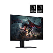 Samsung Odyssey G50D 27-Inch QHD Fast IPS Gaming Monitor, 180Hz, 1ms, VESA DisplayHDR 400, AMD FreeSync, G-Sync Compatible, Adjustable Stand, Eye Saver Mode, Black