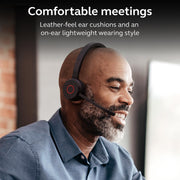 Jabra Evolve 65 TE Wireless Bluetooth Headset, Dual-Ear, Noise-Canceling Mic, 16 Hr Talk Time, Microsoft Teams Certified, Black