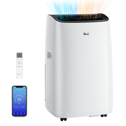 DuraComfort DP08HWM Portable Air Conditioner w/Heat, 8150 BTU (12000 BTU ASHRAE) White
