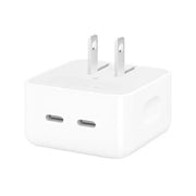 Apple MNWM3AM/A 35W Dual USB-C Port Compact Power Adapter - White