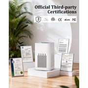 AIRFIRE H13 True HEPA Air Purifier, Quiet 22 dB Operation, Covers Up to 1300 Sq Ft, Activated Carbon Filter, 3 Fan Speeds, Timer, Aromatherapy, AP205