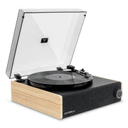 Victrola Eastwood LP Bluetooth Record Player, 3-Speed Belt-Driven Turntable, Audio-Technica AT-3600LA Cartridge, Anti-Skip Floating Speaker System, Natural Wood Finish, VTA-78-NAT