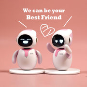 Energize Lab Eilik Pink Interactive Robot Pet, Touch-Responsive Emotional Companion with Mini-Games, Timers, Dance Mode, and Social Play