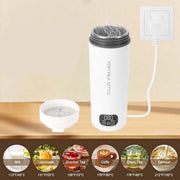 Portable Electric Water Kettle with Temperature Control, 16.9oz Travel Kettle 6 Presets, 304 Stainless Steel Liner for Hotel Office Dorm