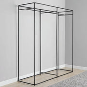 Mainstays MSS028082874009 Adult Single Steel Tier Zippered Extra Wide Clothes Closet, 60