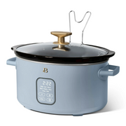 Beautiful 19166 6 Qt Programmable Slow Cooker, Cornflower Blue