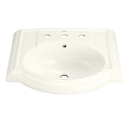 KOHLER K-2287-1-96 Devonshire Bathroom Sink Basin with Single-Hole Faucet Drilling, Biscuit