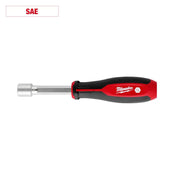 Milwaukee 1/2 in. SAE Hollowcore Nut Driver, Hollow Shaft, Wrench-Ready Steel Shank, 7 in., 48-22-2456