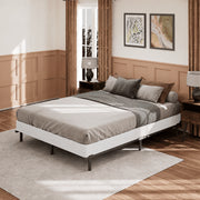 PIVOTIX King Size Box Springs Heavy-Duty Metal Mattress Foundation with Removable Fabric Cover 5 Inch BS05-5A