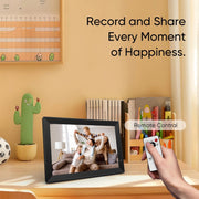 eco4life SDPF10S Digital Photo Frame with Remote Control 10.1